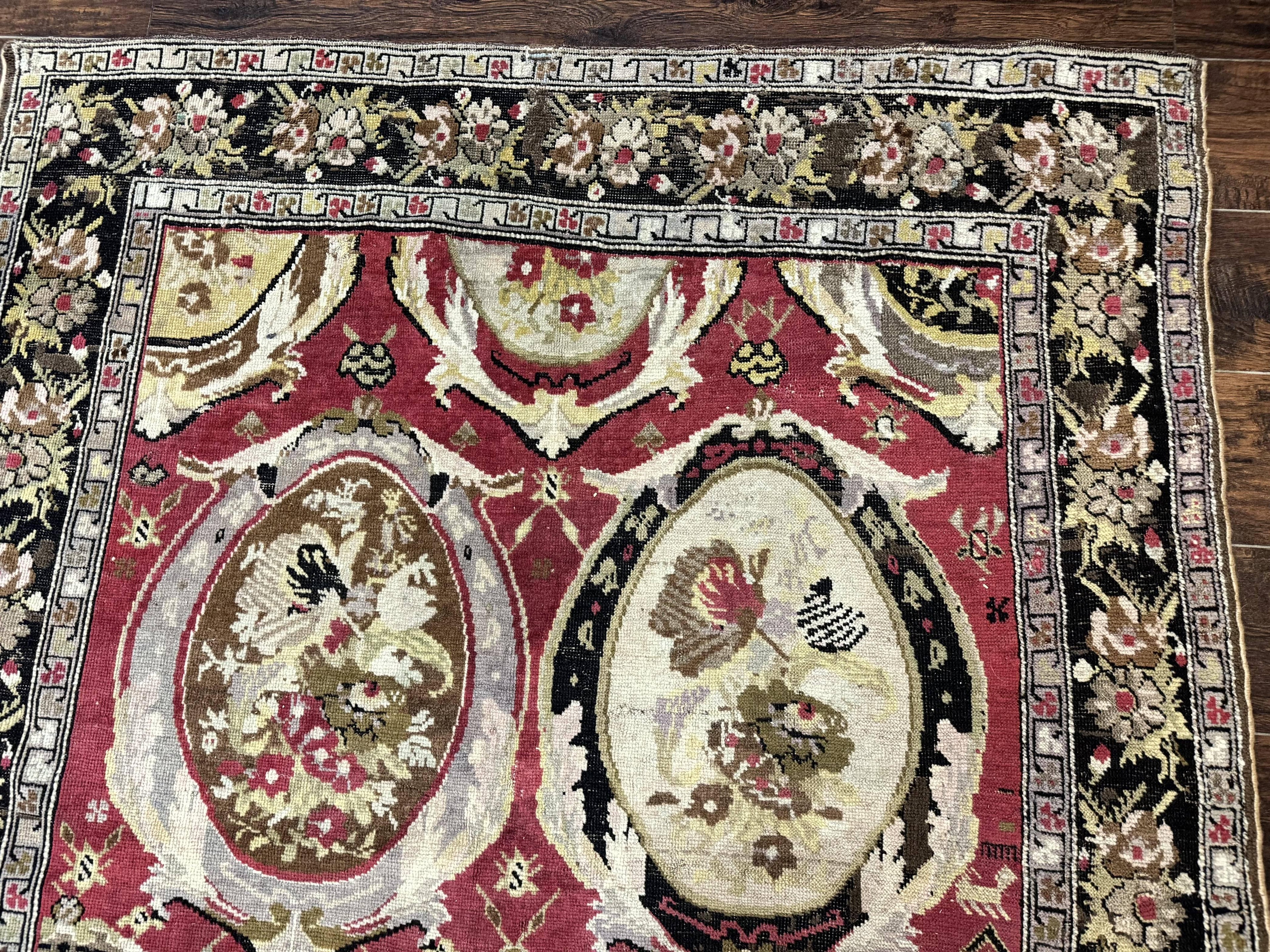 Antique Caucasian Karabakh Rug 5x10