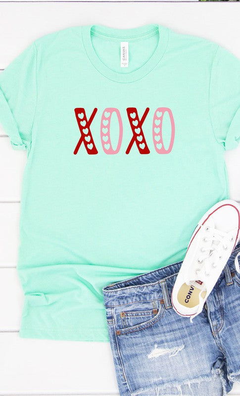 XOXO Heart Graphic Tee T-Shirt