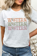 Western Snakeskin Lightning Country Graphic Tee T-Shirt