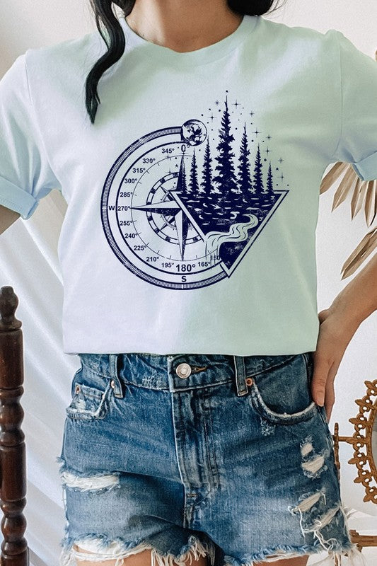 Forest River World Compass Navigator Graphic Tee T-Shirt