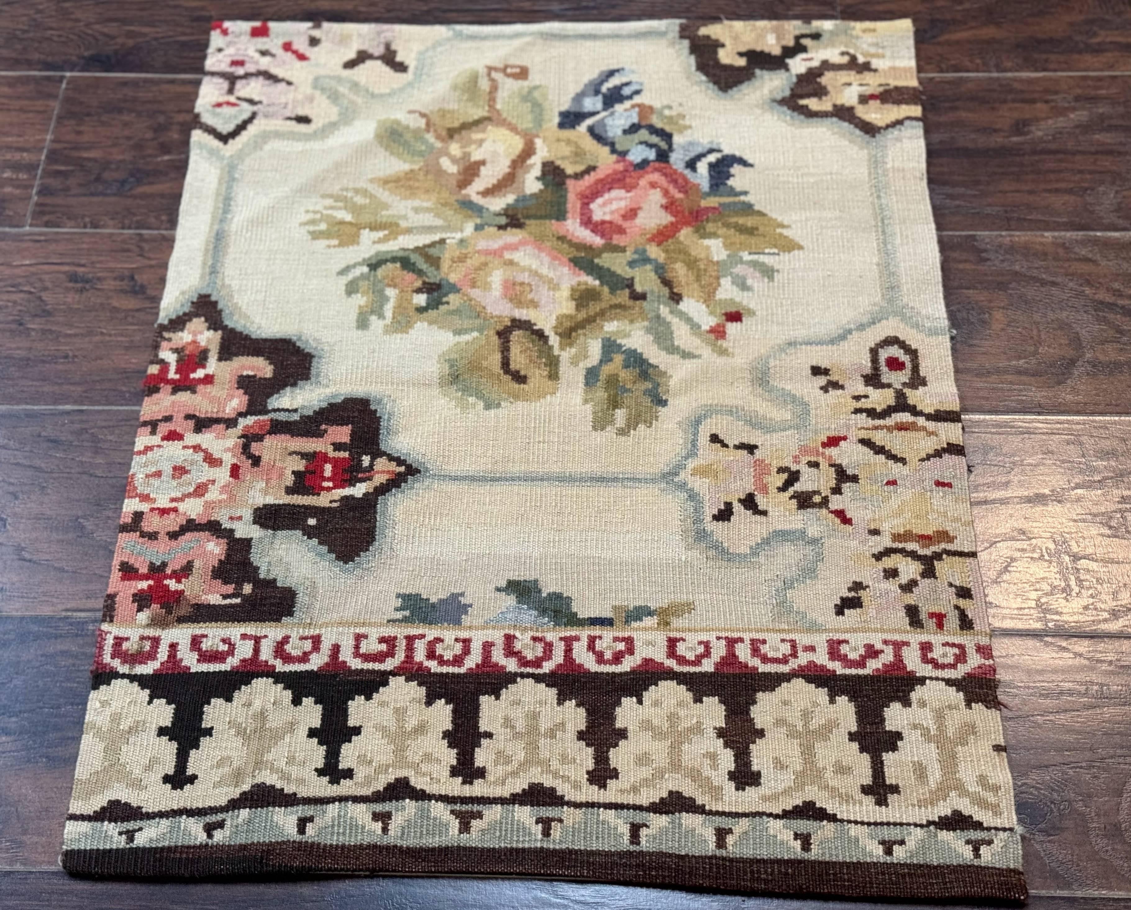 Antique Bessarabian Flatweave Kilim Rug 2x3, Sampler Rug 2 x 3 ft, Small Flatweave, Wool Handmade