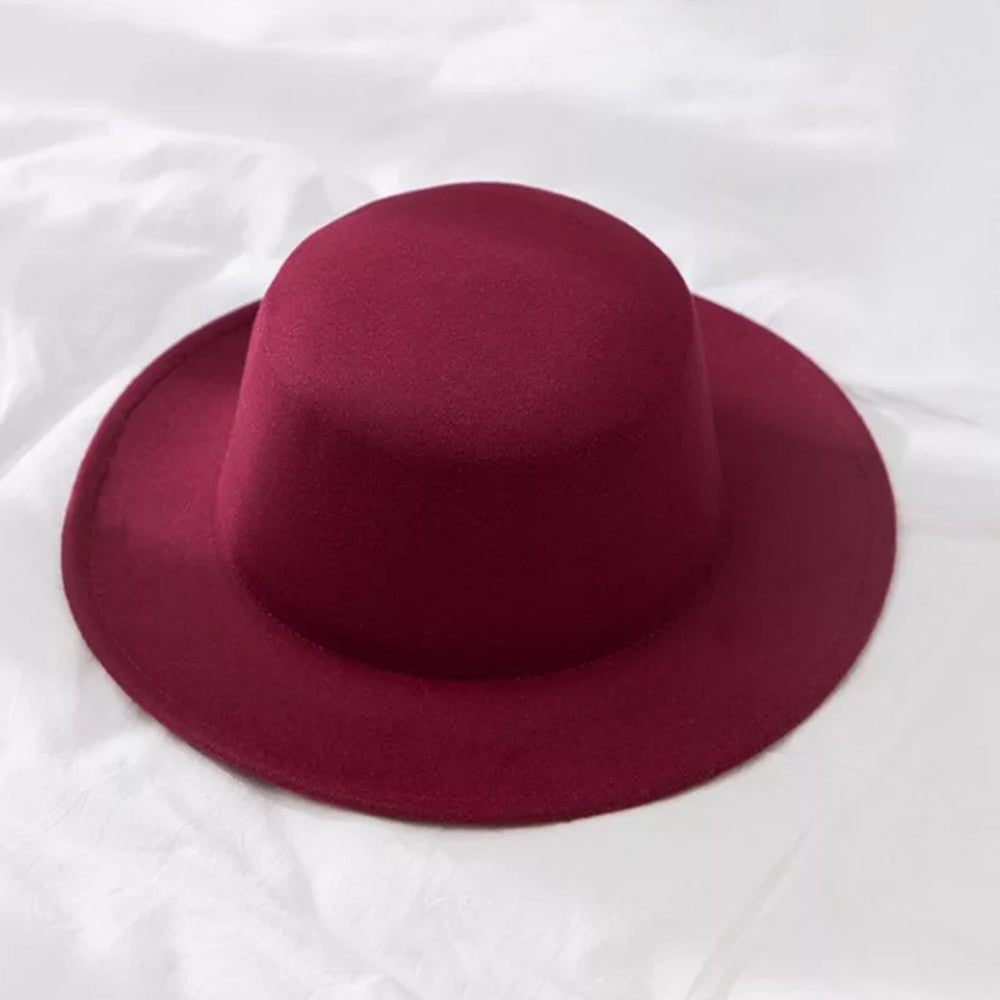 Winter Autumn Woolen Women Men Fedora Hats Fashionable Women Classic Wide Brim Fedora Hat Adjustable Big Fedoras Hat Luxury Brim Fedora Hat Summer Men Classic Hat