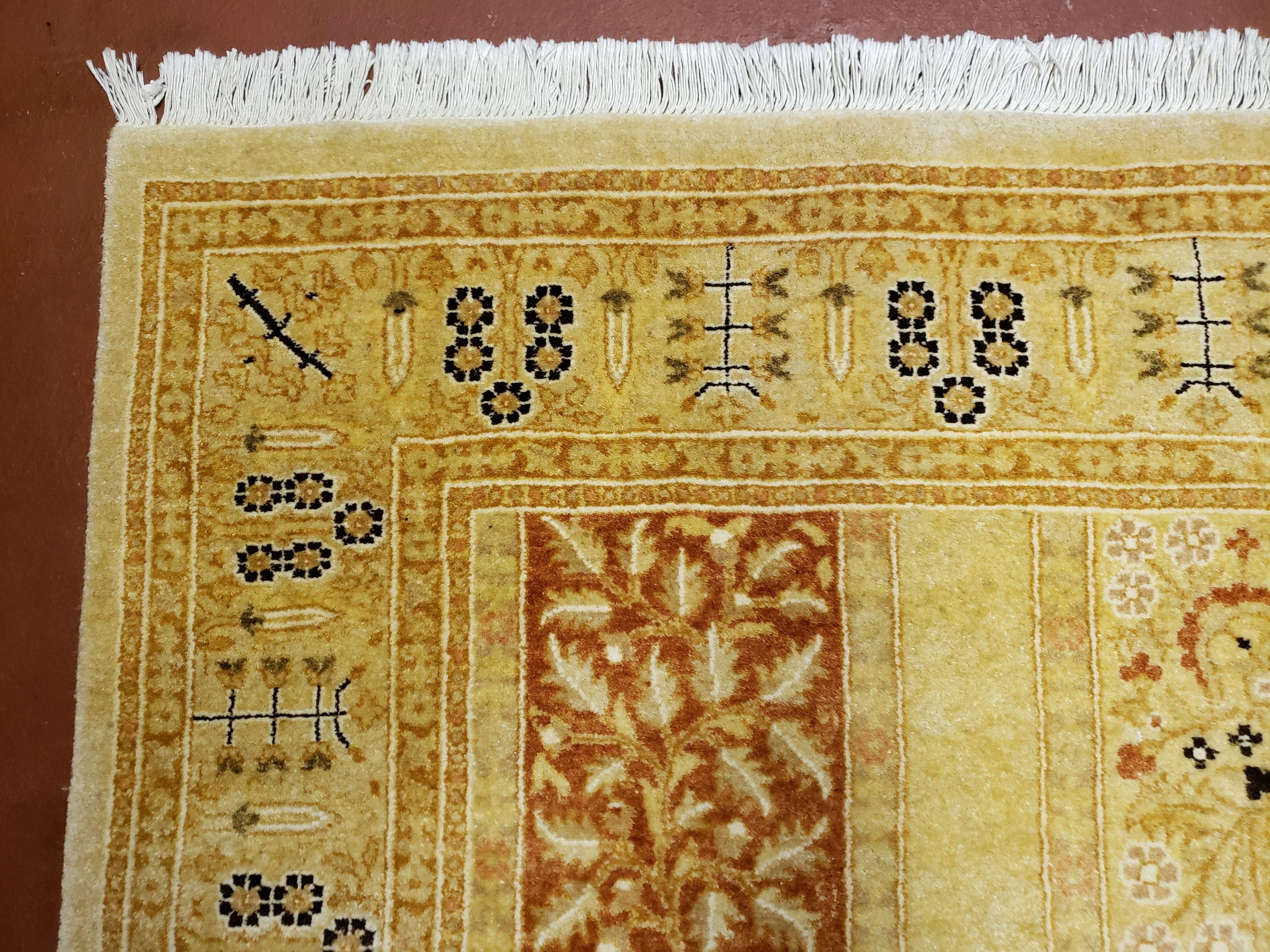 3' 2" x 12 ' 6" Pak Persian Safavieh Runner Haji Jalil Fine Runner Rug 3ft Runner 12ft Runner 13ft Runner Panel Design Runner Hand-Knotted