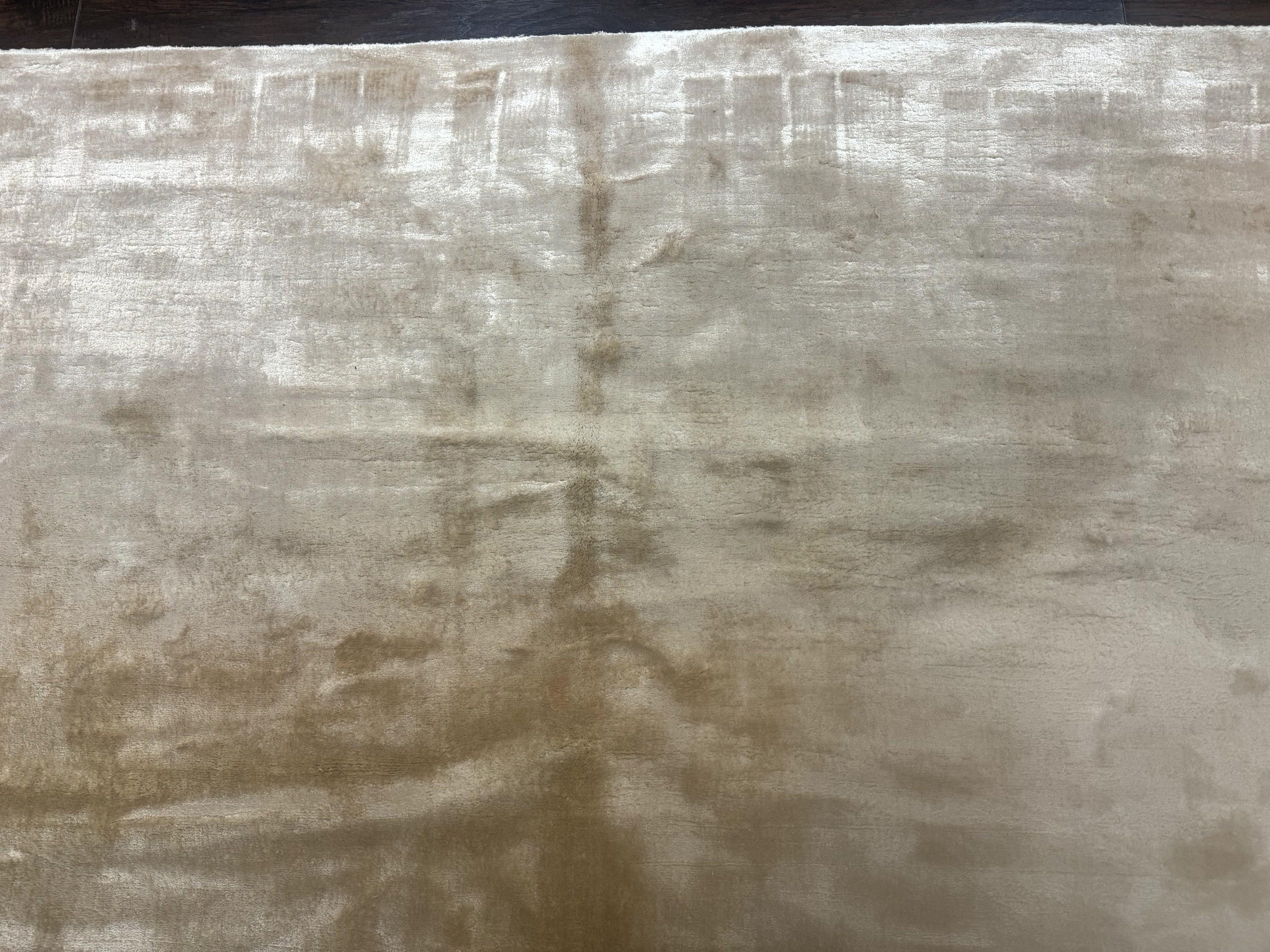 Tibetan Rug 9x11, Handmade Modern Contemporary Area Rug