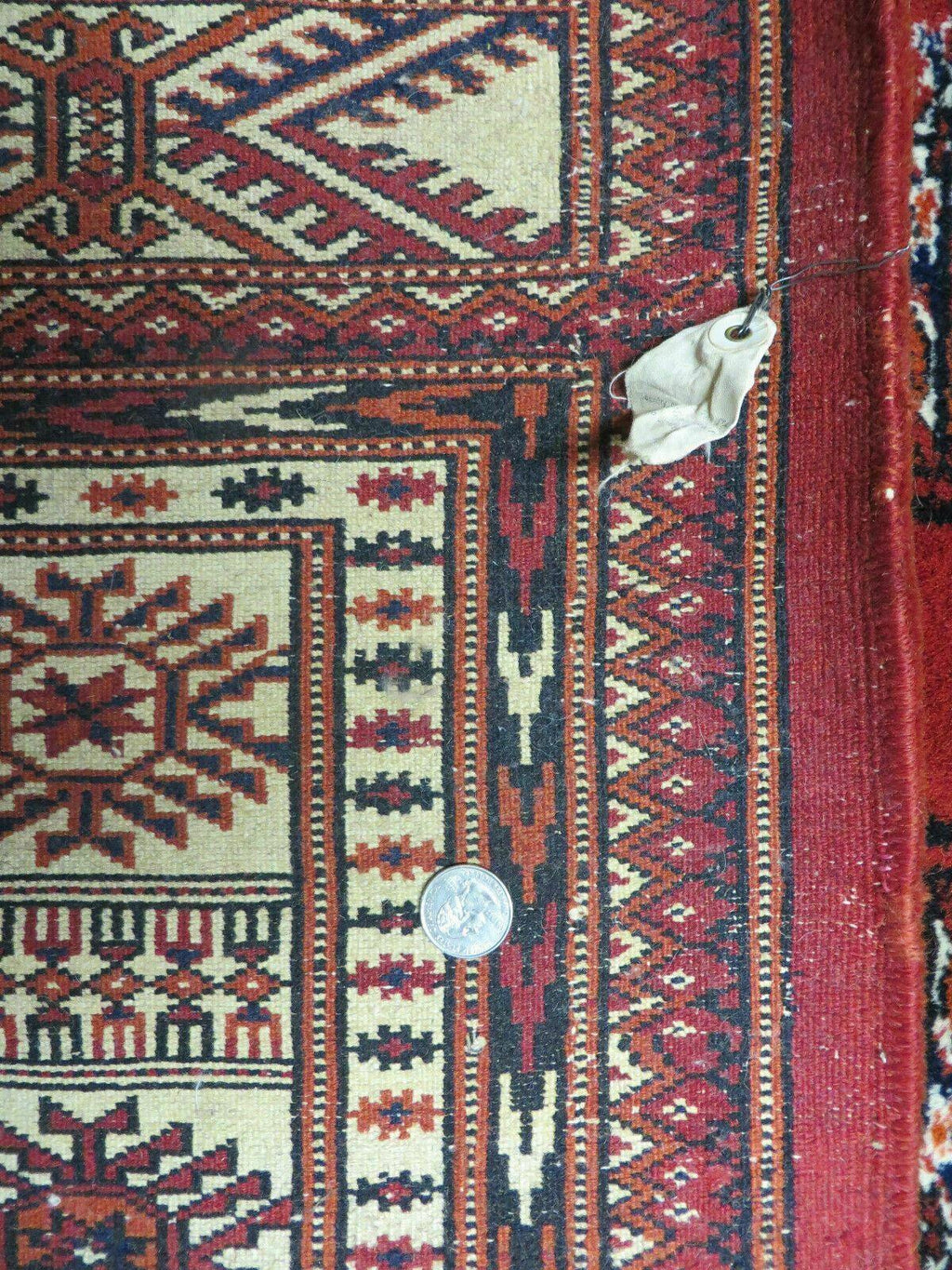 7' X 9' Vintage Handmade Bokhara Turkoman Pakistan Wool Rug Carpet Nice