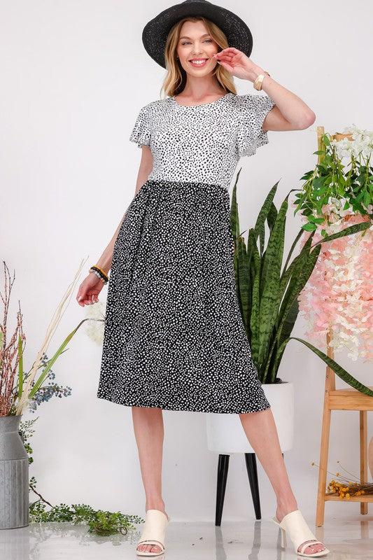 Side Slit Round Neck Sleeveless Midi Summer Dress For Women  – Versatile, Chic, and Timeless Wardrobe Staple with Side Slits and Sleeveless Design for Effortless Style
