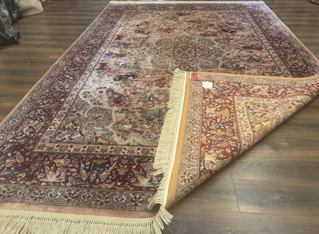 Karastan Rug 8.8 x 12 Persian Hunting Rug #723, Wool Area Rug