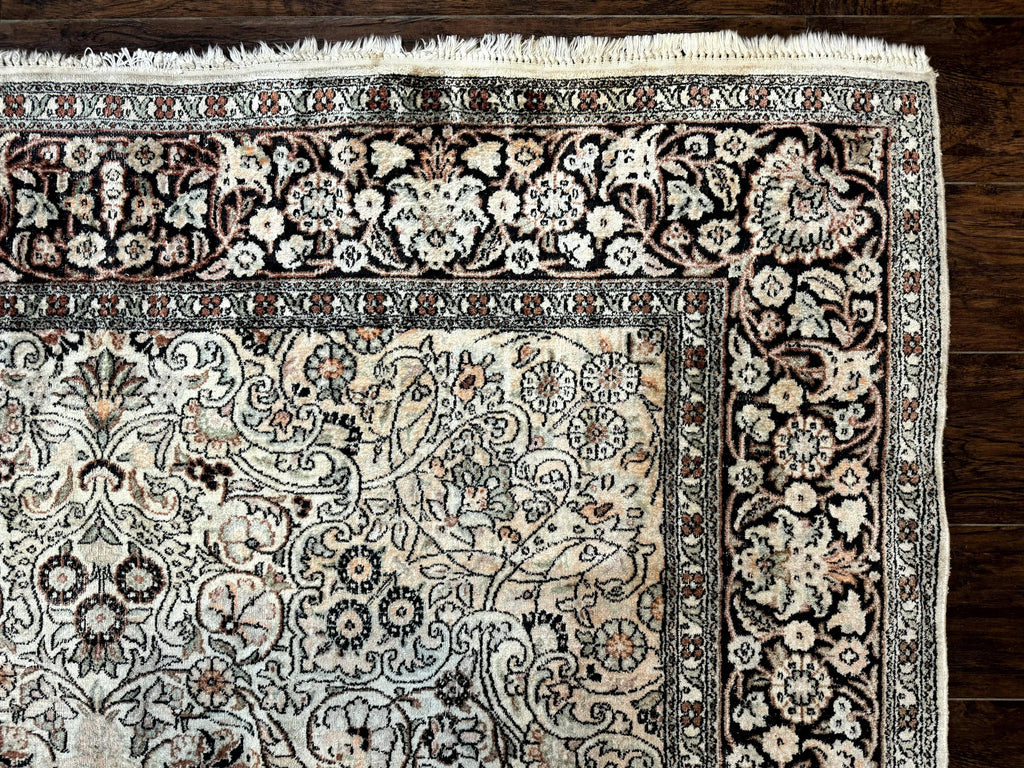 Silk Indian Kashmiri Rug 6x9