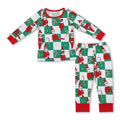 Christmas hat candy cane kids boys pajamas