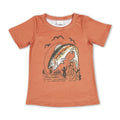 Short sleeves fishing kids boys hunting shirt