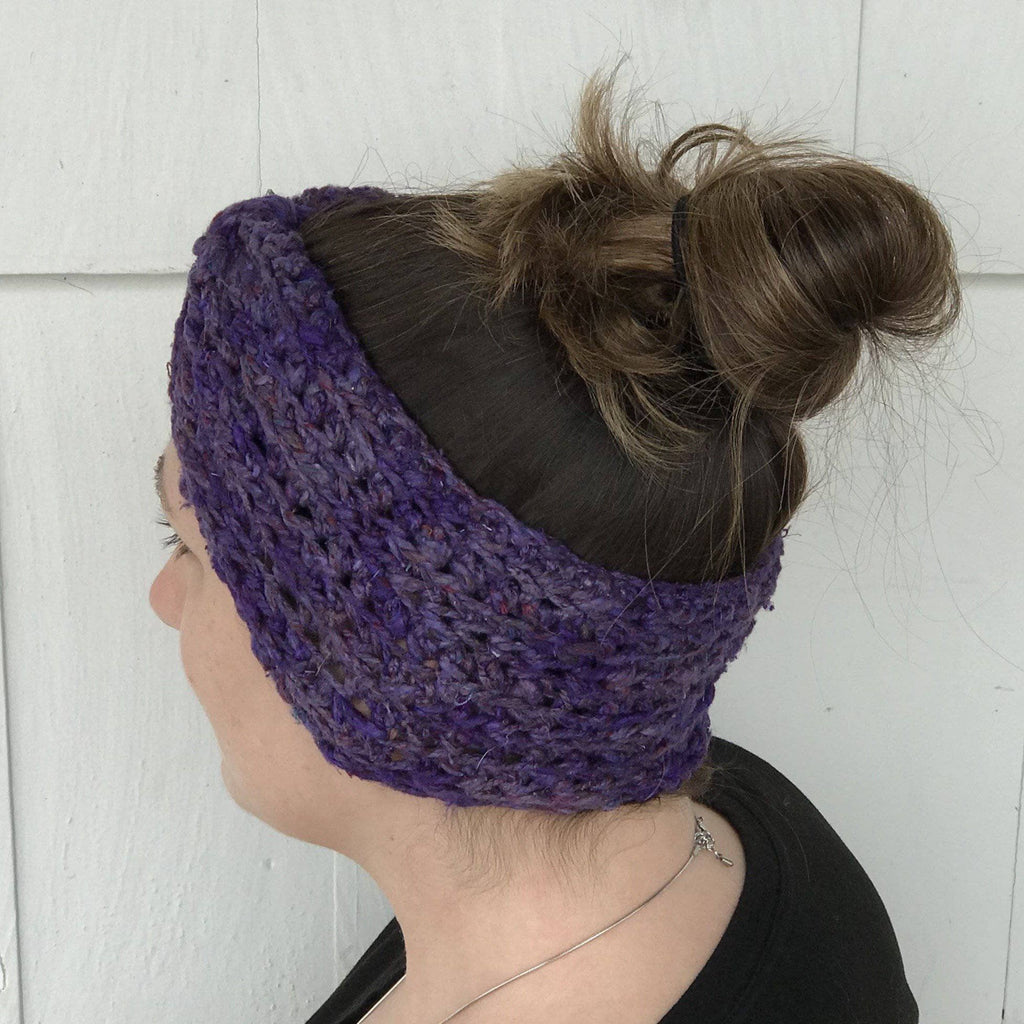 Bow Ear Warmer Crochet Kit