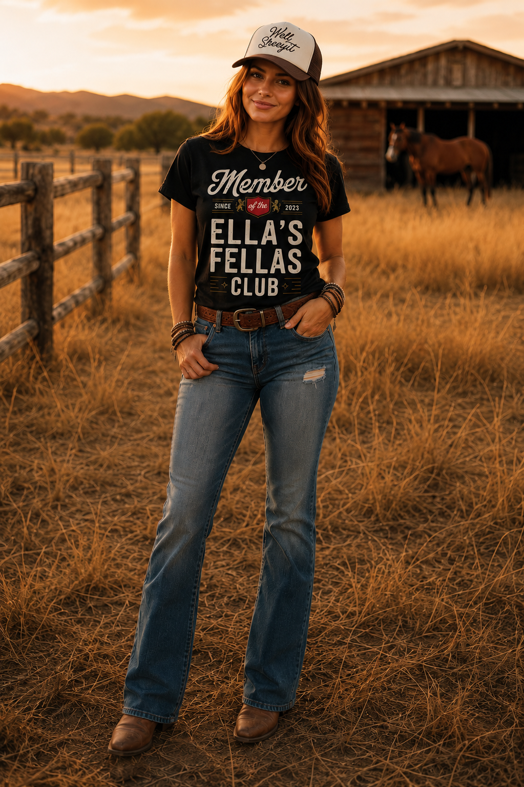 Ella's Fellas Club Graphic Tee