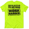 Entitled - Safety Yellow T-Shirt