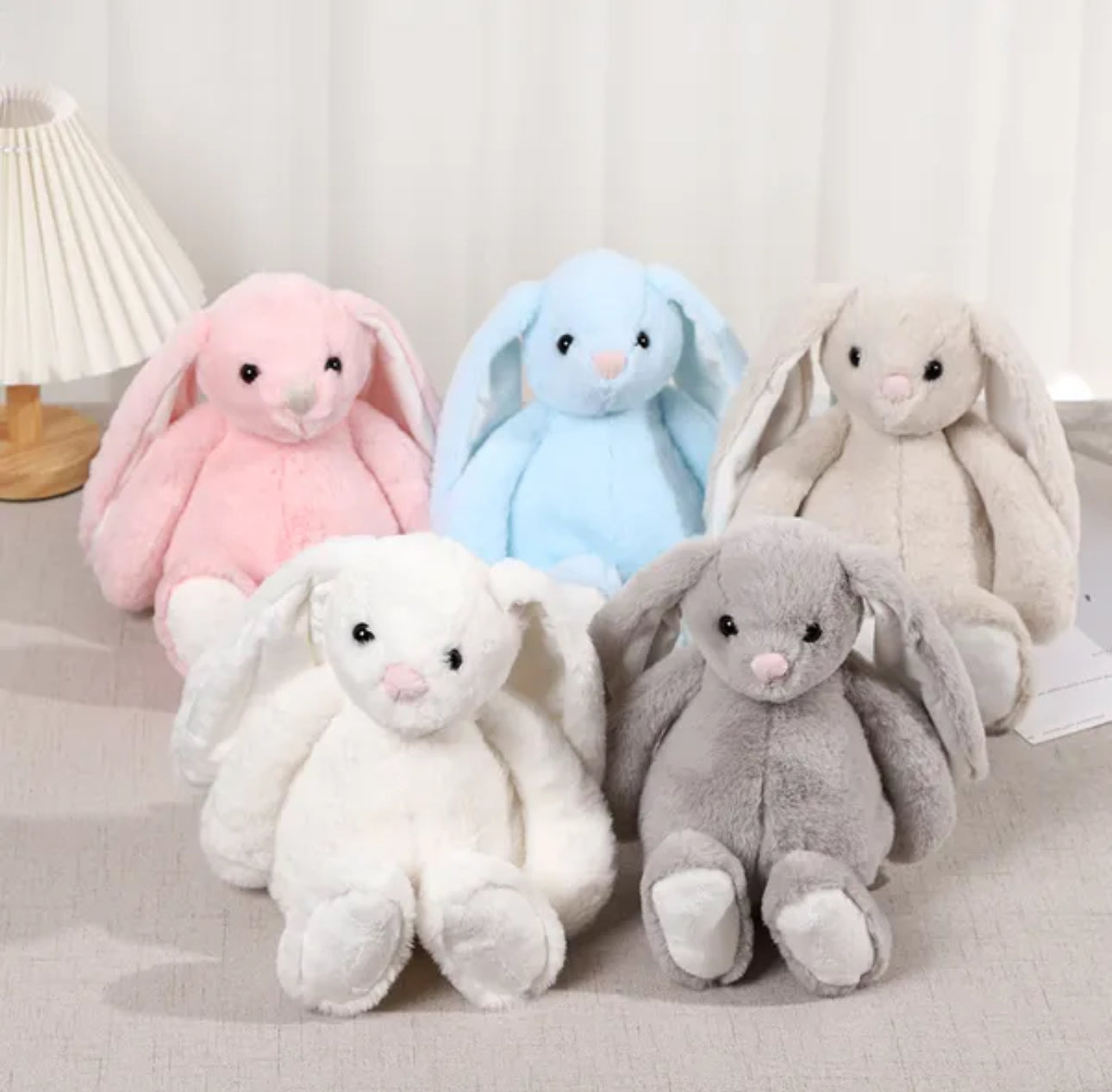 Mix color Sublimation blank ears & feet Easter bunny doll case of 25