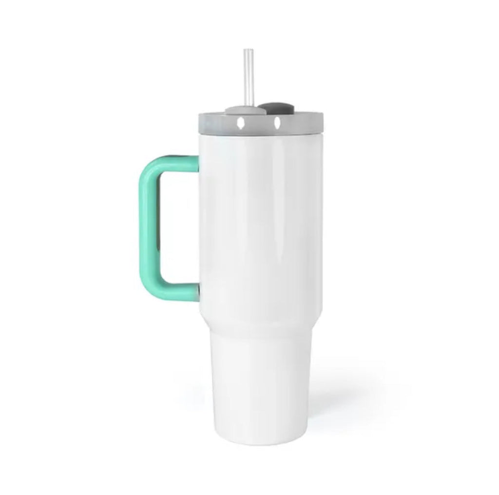 40oz Sublimation Blank Tumbler w/ Handle stainless steel