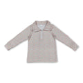 Long sleeves floral kids girls zipper pullover