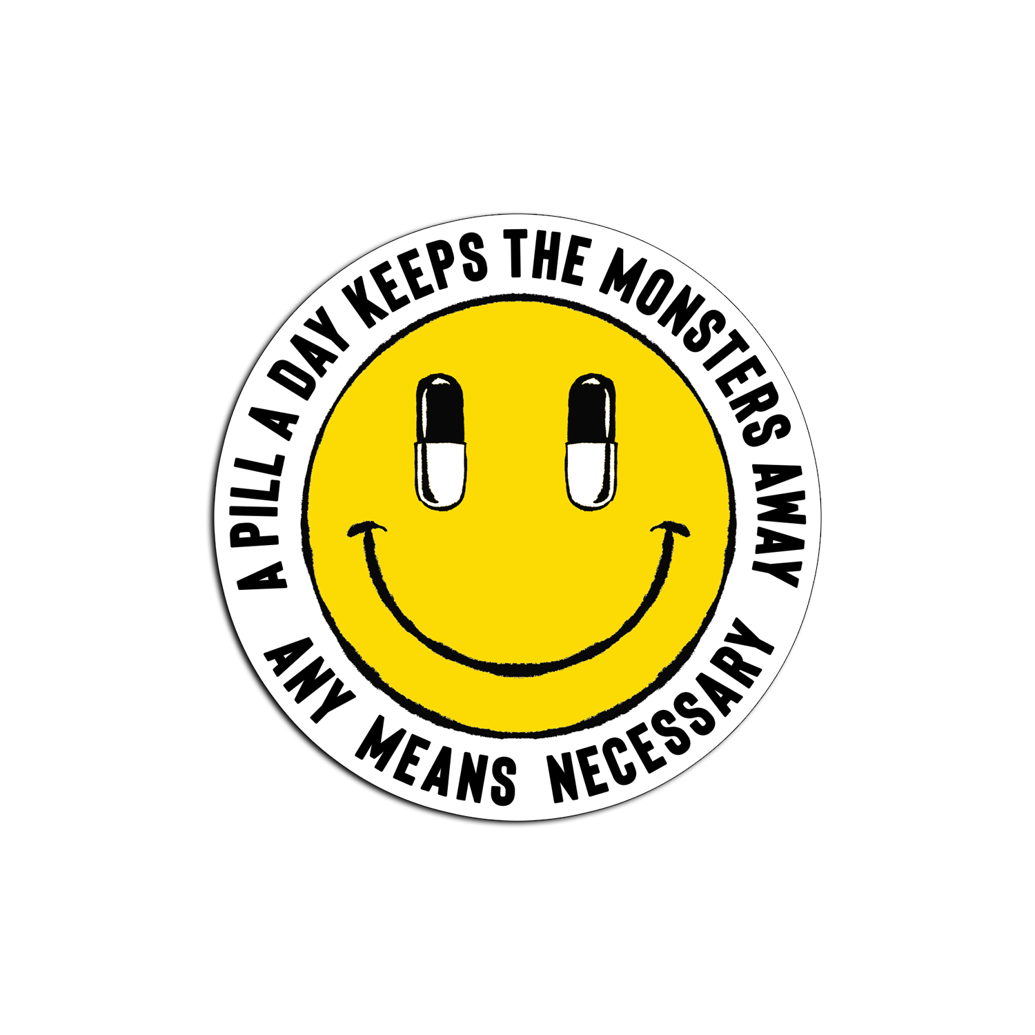 Happy Pills Sticker