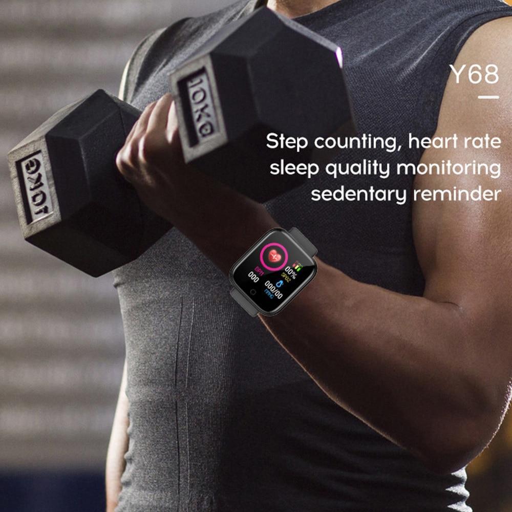 Elegant Popular Smart Watch For Women and Men D20 Pro Men Smartwatch for IOS and Android Sistems With Heart Rate Monitor Blood Pressure Sports Tracker Wristband