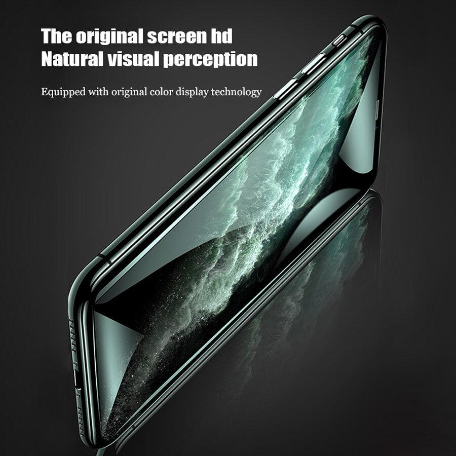 3PCS Full Cover Tempered Glass for iPhone 7 8 6 6S Plus SE 2020 Screen Protector for iPhone 13 12 11 XR X XS Max Pro Mini Glass Tempered Glass Screen Protector 5D Upgraded Full Cover Edge-to-Edge for iPhone