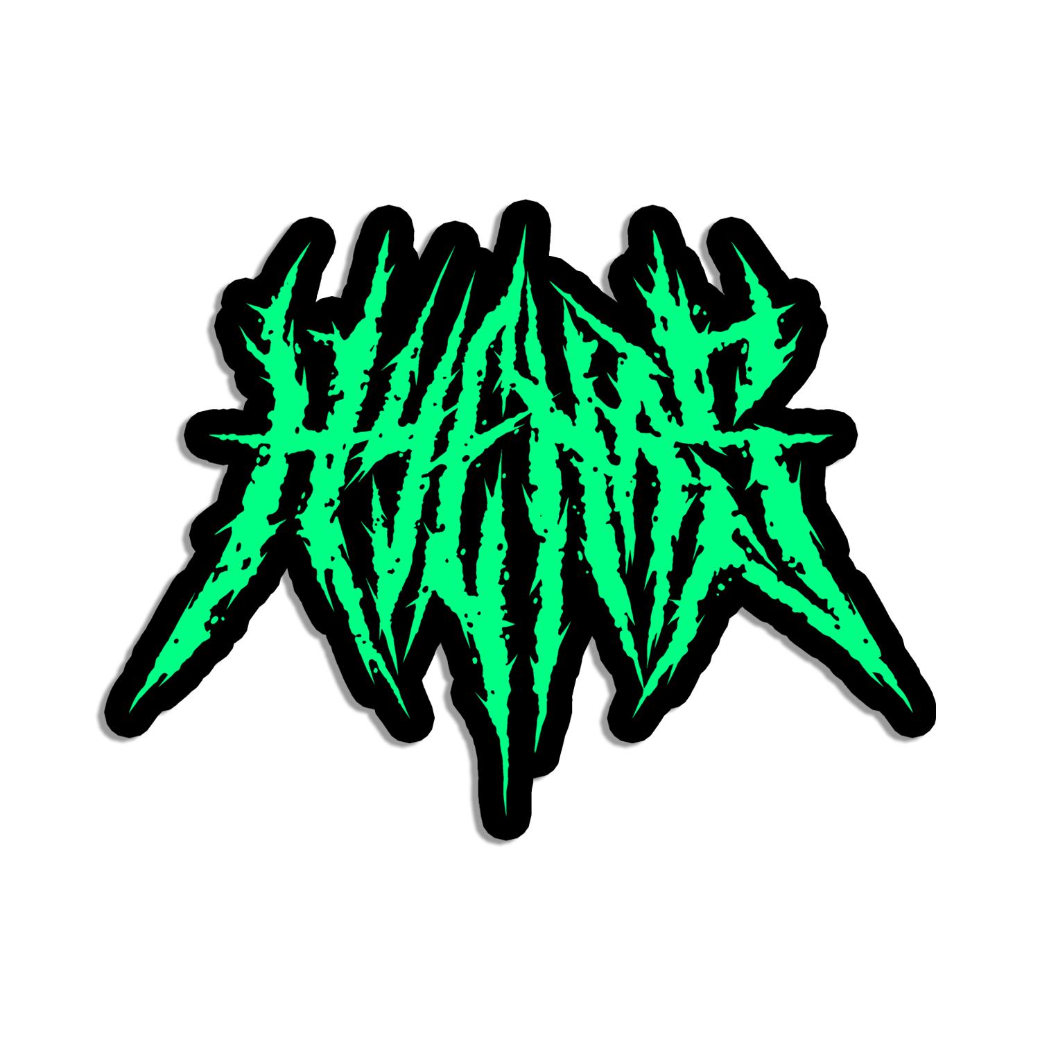 Hyenas Green Sticker