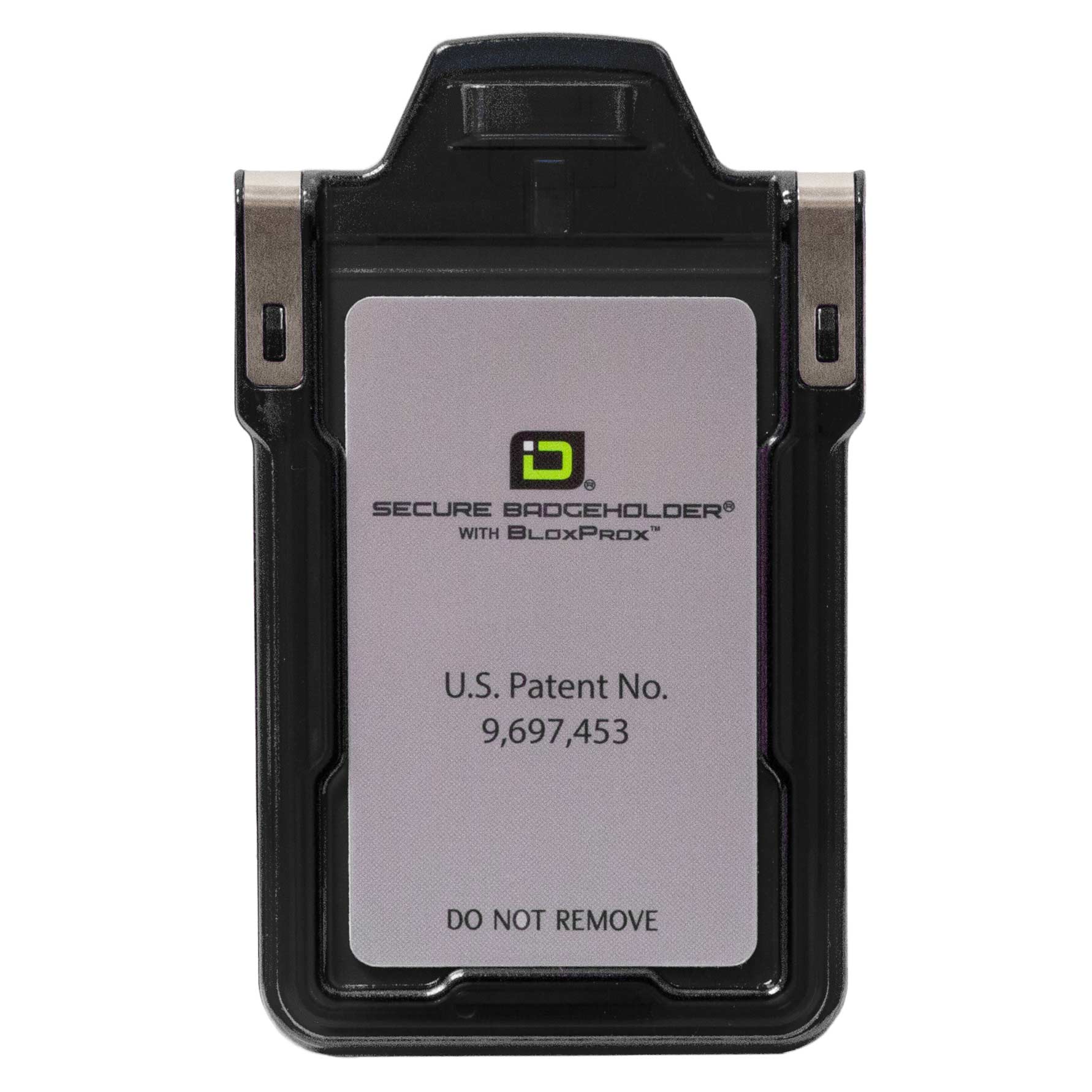 Secure Badge Holder Classic with BloxProx™ - Protects 125Khz HID Prox 1 ID Card Holder