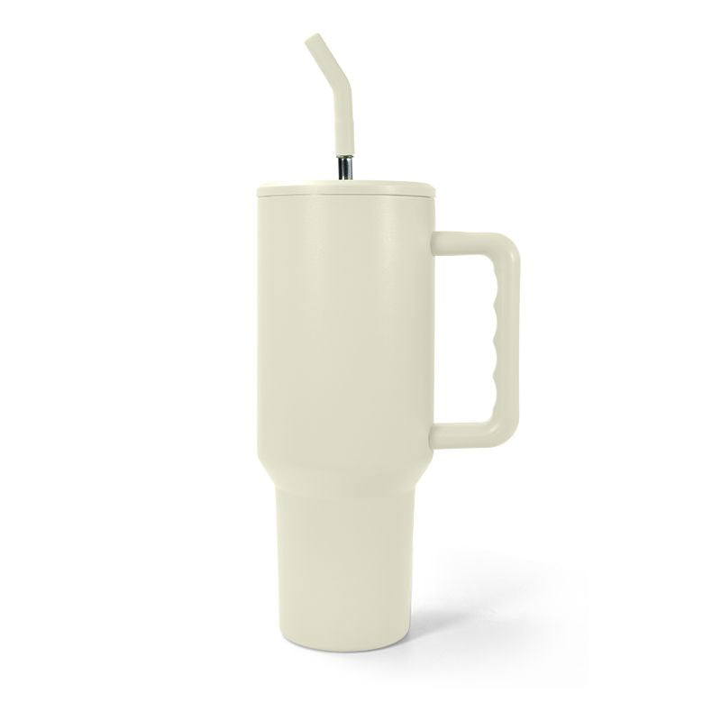 40oz Leak/Spill Proof lid sublimation Blank Tumbler with handle and stainless straw