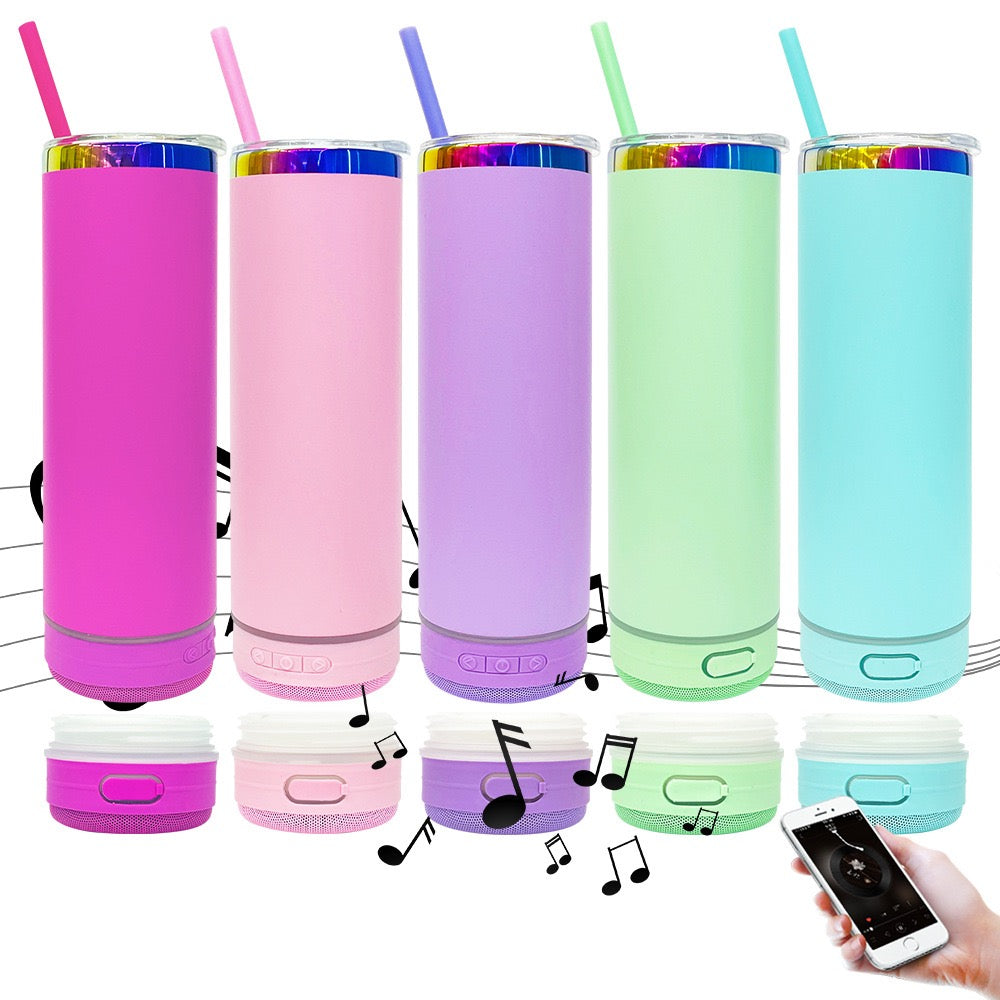 20oz Chromatic Bluetooth Speaker Tumbler Stainless Double Wall