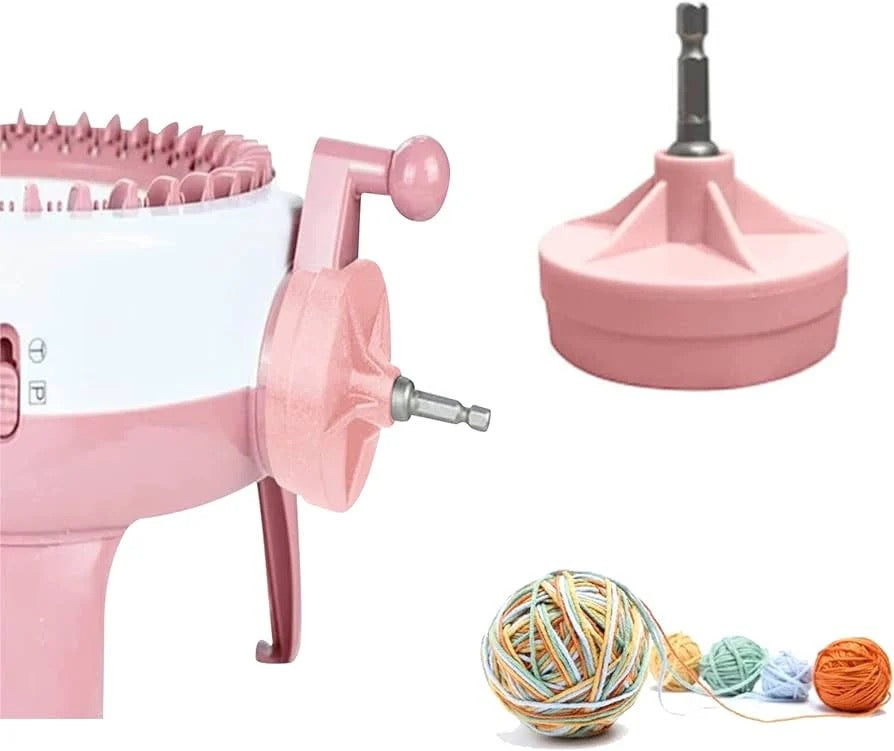 Knitting Machine Adapter for Sentro/Jamie, Power Screwdriver Attachment, Quick Knit Drill Adapter with Hex Bit