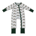 Long sleeves fish baby boy zipper romper