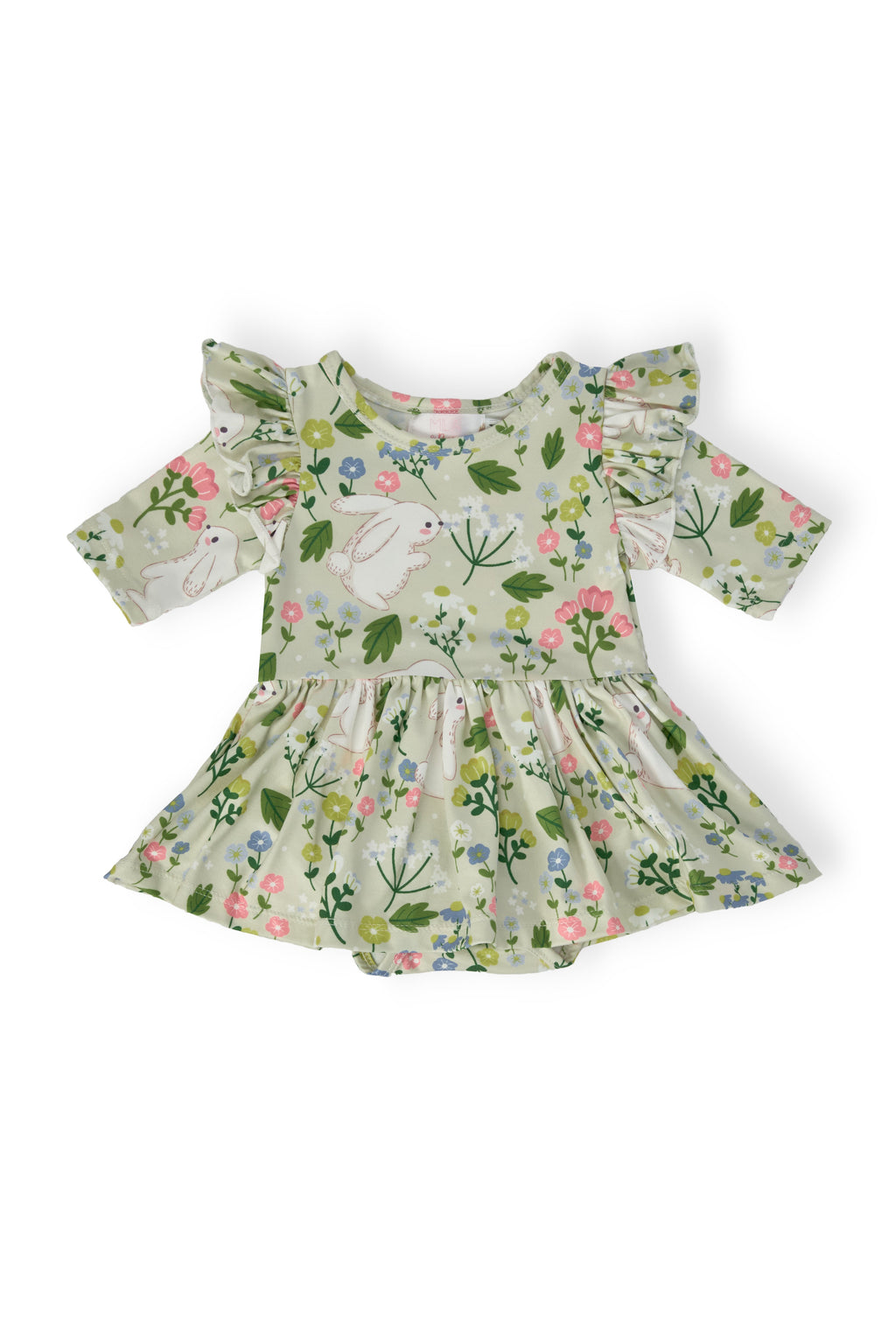 No Bunny Like You Twirl Flutter Bodysuit