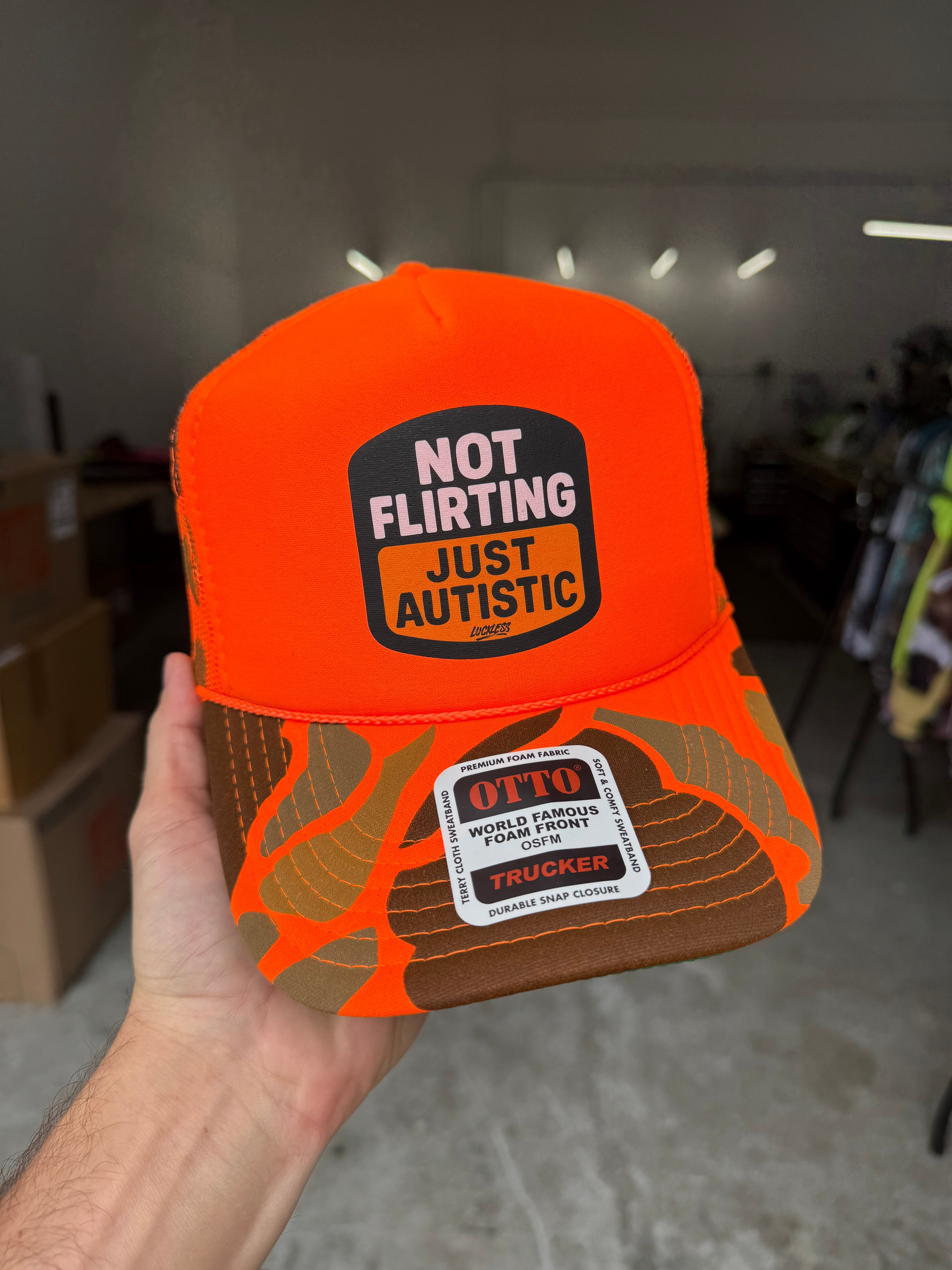 Not Flirting Trucker Hat