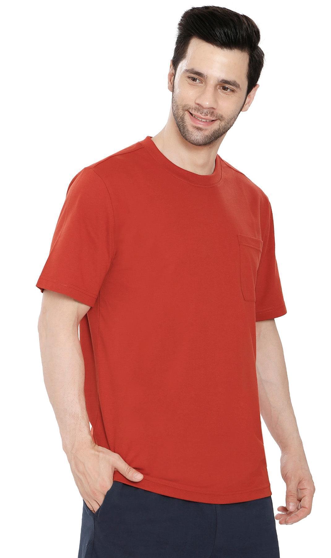 Men's Heavyweight Short Sleeve Crew Neck with Pocket T-Shirt