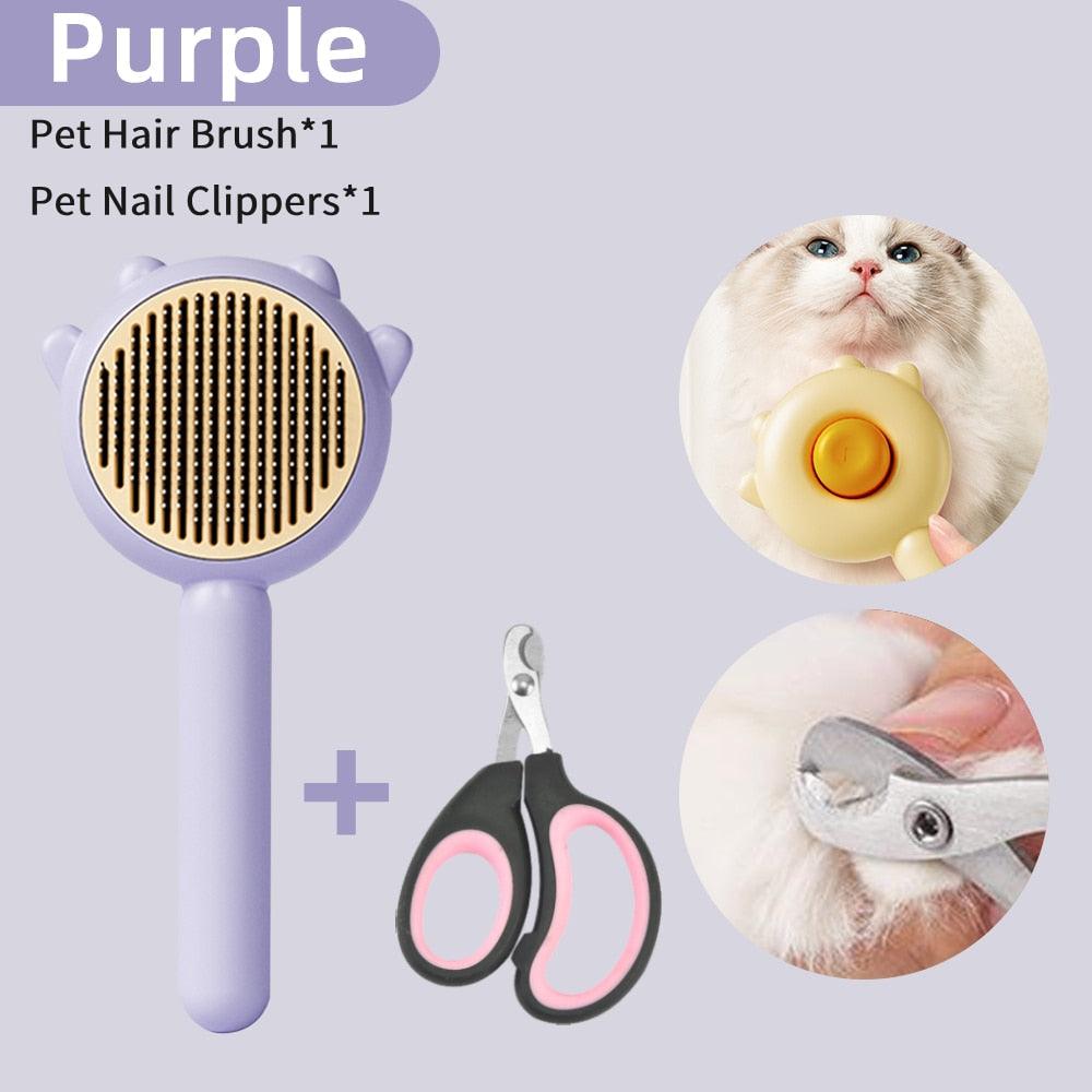 Cat Comb Massage Pet Magic Combs Hair Removal Cat and Dog Universal Needle Brush Pets Grooming Cleaning  Remove Supply Care Set  Pet Hair Cleaner Brush for Dogs Long or Short Hair Cats Pet Massage Brushes