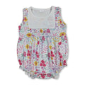 Ruffle floral baby girls spring summer romper