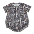 Short sleeves camo pocket baby boy summer romper
