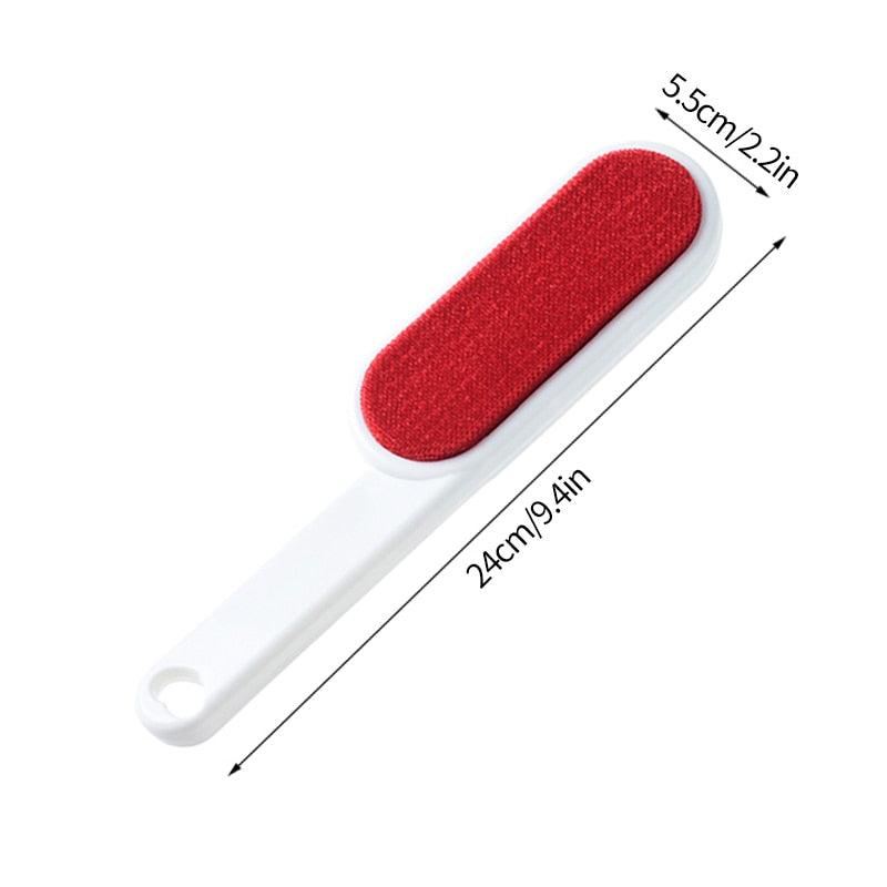 Pet Hair Remover Lint Rollers Brushes Clothes Hairball Remover Brush Dust Sticky Cleaner Fur Clean Pet Hair Tools  Reusable Pet Hair Remover with Self-Cleaning Base Pet Hair Double Sided Brush
