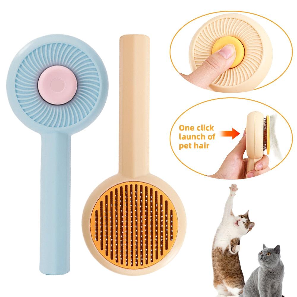 Cat Comb Massage Pet Magic Combs Hair Removal Cat and Dog Universal Needle Brush Pets Grooming Cleaning  Remove Supply Care Set  Pet Hair Cleaner Brush for Dogs Long or Short Hair Cats Pet Massage Brushes