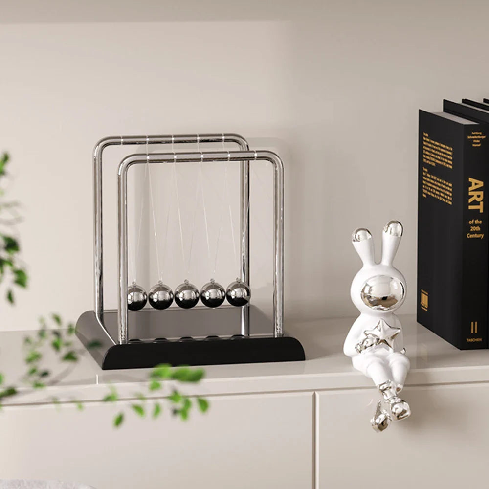 1PC Newton Pendulum Ball Perpetual Motion Machine Magnetic Levitation Small Decoration For Study Office Desktop