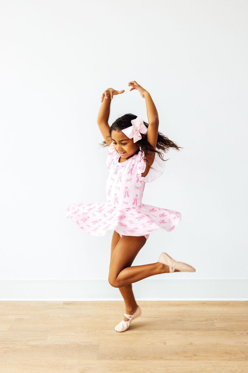 Twirling en Pointe S/S Twirl Leotard