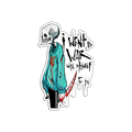 War with Myself Sticker
