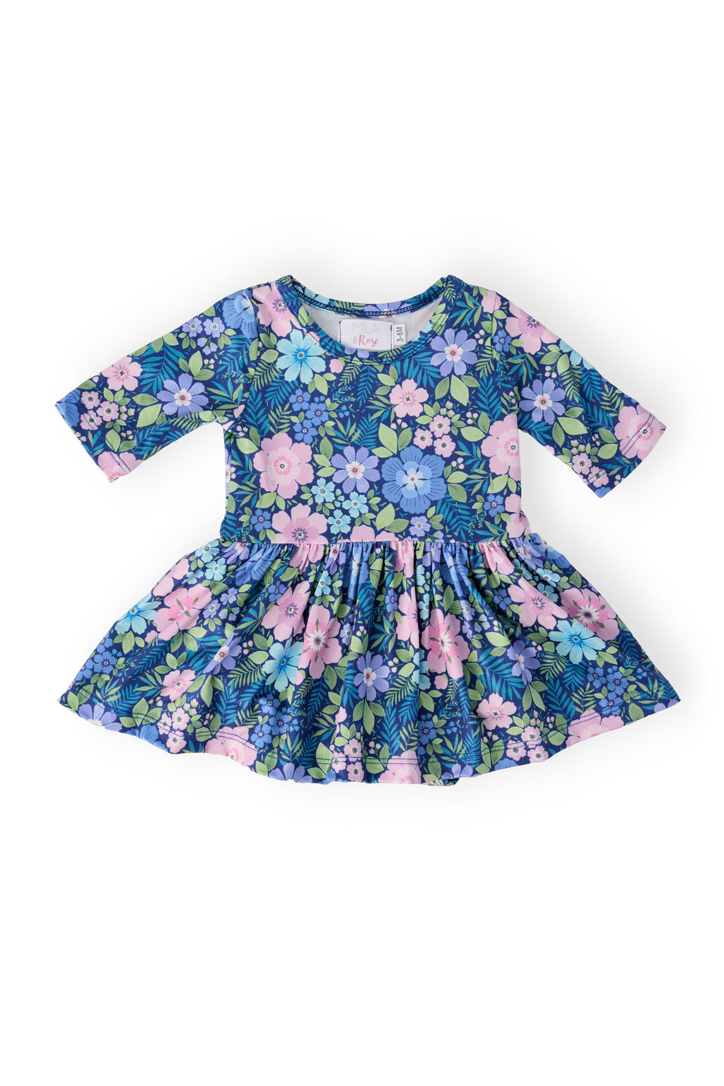 Whimsy 3/4 Sleeve Twirl Bodysuit
