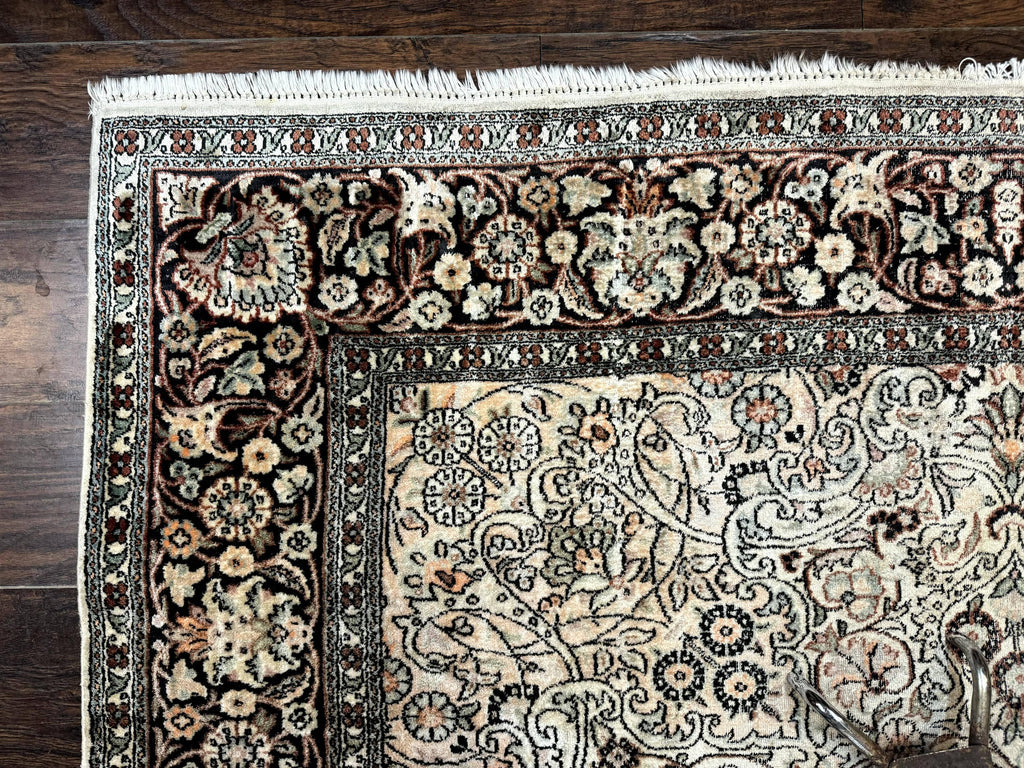 Silk Indian Kashmiri Rug 6x9