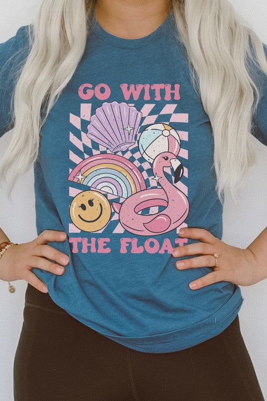 Go With The Float Pool Toys Floaty Graphic Tee T-Shirt