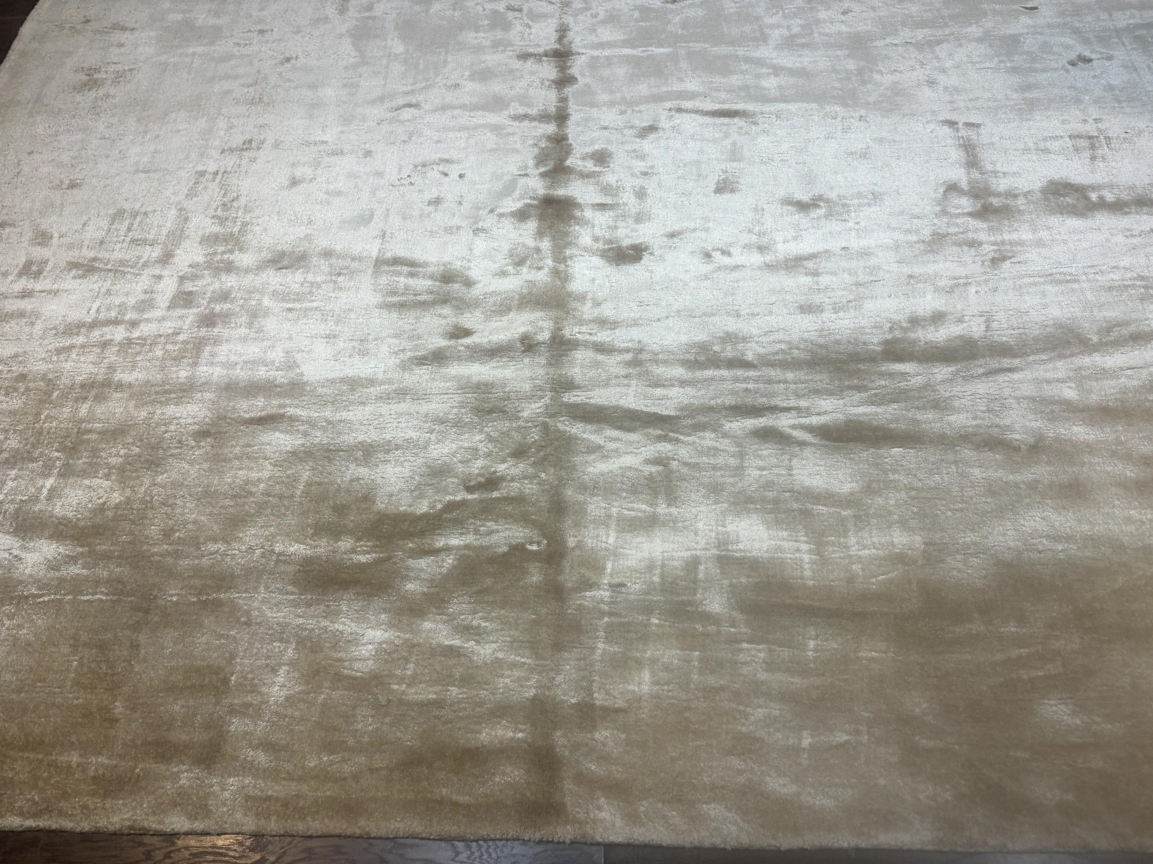 Tibetan Rug 9x11, Handmade Modern Contemporary Area Rug