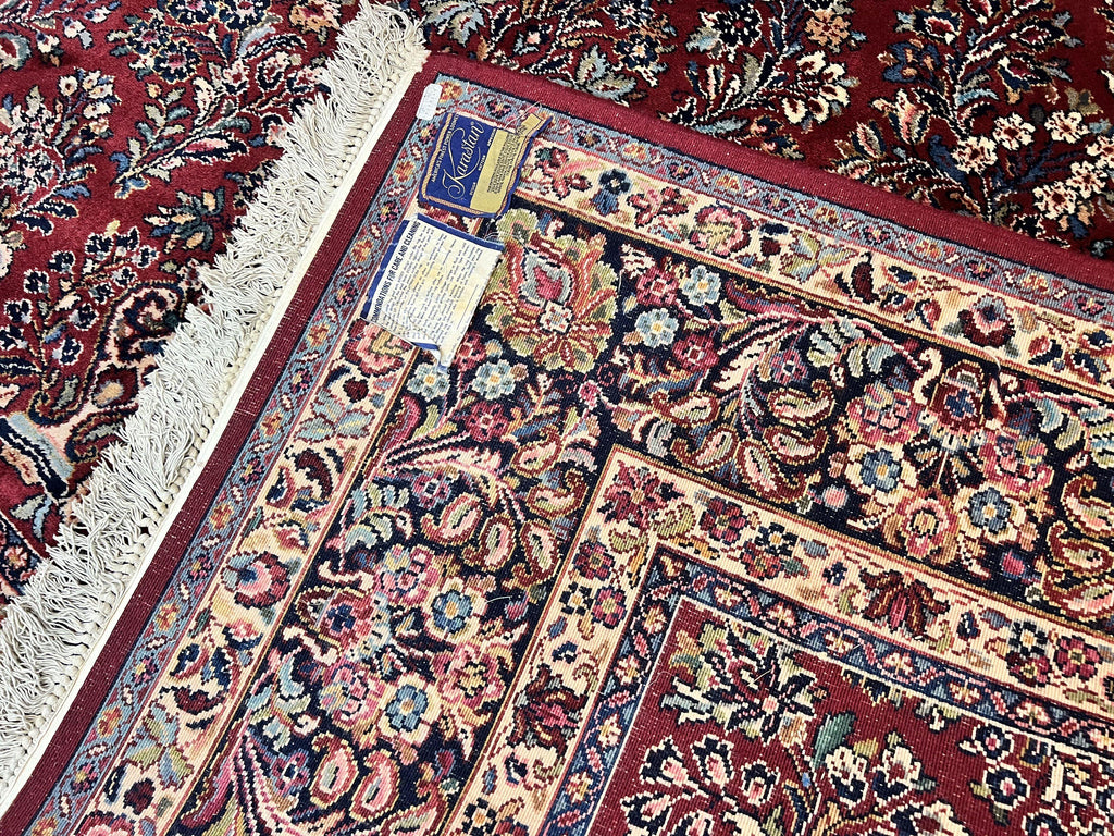 Karastan Rug 10x18 Red Sarouk #785, Wool Karastan Carpet, Original 700 Series, Vintage Discontinued Large Oriental Rug