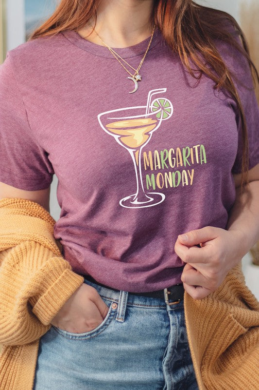 Margarita Monday Party Celebration Graphic Tee T-Shirt