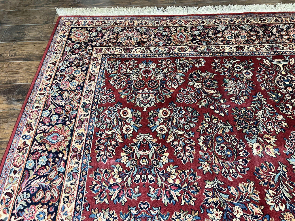 Karastan Rug 10x18 Red Sarouk #785, Wool Karastan Carpet, Original 700 Series, Vintage Discontinued Large Oriental Rug