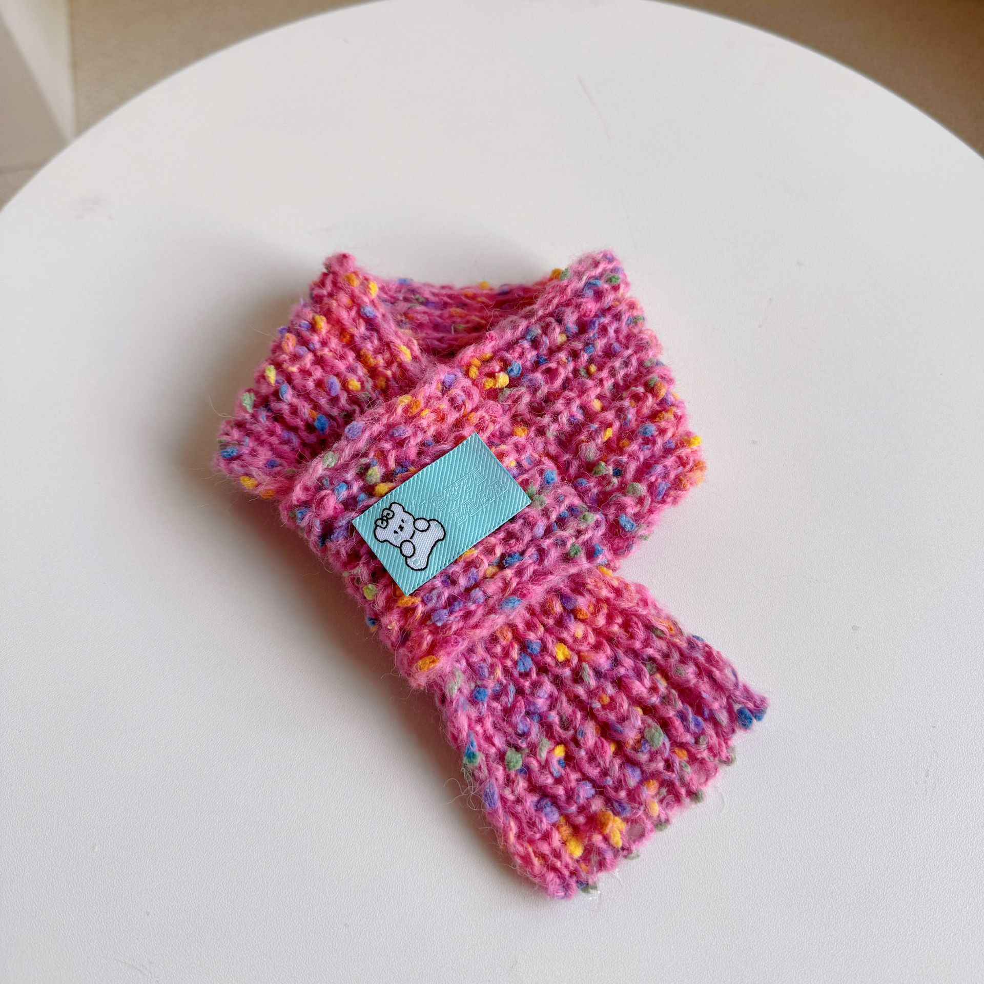 Knitted Warm Bib And Saliva Towel For Dogs