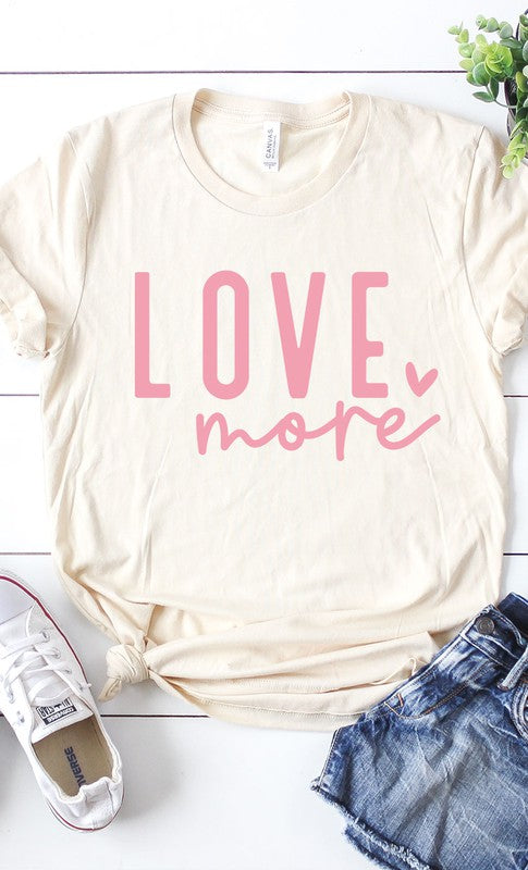 Love More Graphic Tee T-Shirt PLUS