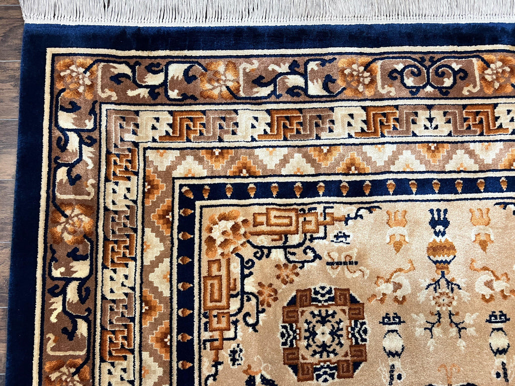 Karastan Rug 8.8 x 12, Cathay Medallion #727, Wool Karastan Carpet, Original Collection 700 Series, Discontinued, Vintage Karastan Area Rug